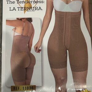 High-Waist Shapewear Short in Nude - Women's Compression Briefs